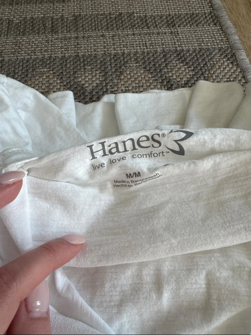 Hanes black and white two pack zip ups - Picture 2 of 4